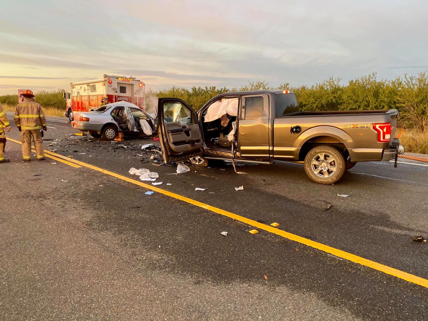 Double fatal crash on Highway 99